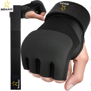 Vendas de boxeo para manos, guantes interiores para hombres y mujeres, correas rápidas de 80 cm para la muñeca, protección acolchada para los nudillos para Muay Thai y Kickboxing - Product Image 1