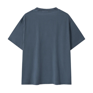 Camiseta de Hombre de Manga Corta, Estilo Retro Urbano, de Algodón Puro de Alta Calidad, con Aspecto Desgastado - Product Image 6