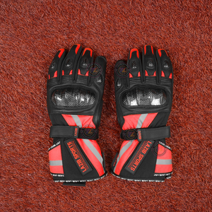 Gants de moto personnalisés Lazib Sports, fournisseur direct d'usine, haute visibilité, réfléchissants, imperméables, pour motards. - Product Image 1