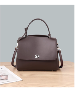 Nouveau sac à main fourre-tout en cuir véritable de haute qualité, à porter en bandoulière, avec fermeture éclair et doublure en toile - Product Image 3