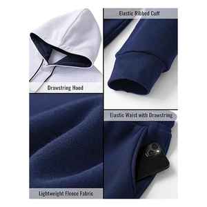 ชุดวอร์มผู้ชายยอดนิยมประจำปี 2026 เสื้อฮู้ดแขนยาวพร้อมกางเกงจ็อกเกอร์ - Product Image 3