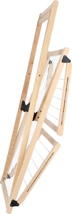 Modern design Wooden <b>clothes</b> drying rack folding laundry airer indoor portable drying stand customization available - Product Image 4