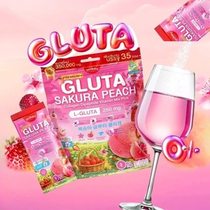 กลูต้า ซากุระ พีช คอลลาเจน ไดเปปไทด์ วิตามิน มิกซ์ พลัส 35 ซอง - Product Image 1