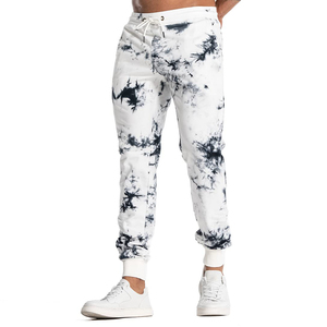 Pantalon de jogging d'entraînement en molleton polyester/coton pour homme, haute élasticité, imperméable, respirant, séchage rapide, vente en gros - Product Image 1