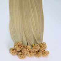 Extensions de cheveux humains en kératine Microlink K Tips en gros, cheveux vierges bruts, micro-liens, afro, lisses, extensions de cheveux K Tip