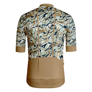 Nouveau Maillot de Cyclisme Homme Personnalisé à Manches Courtes, Couleur Unie, Séchage Rapide, Respirant, Réversible, Grande Taille, avec Gants, Vente en Gros OEM - Product Image 6