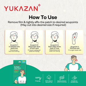 Meilleur vendeur en Malaisie, Yukazan, patch nasal pour soulager la grippe chez l'adulte, 6 unités, garantie du meilleur fournisseur, haute qualité, soutien respiratoire pour les sinus - Product Image 6