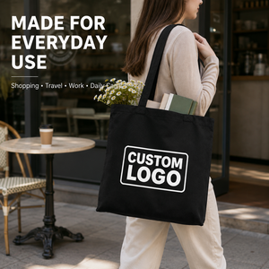 High Quality Custom Printed Logo Personalized Design Reusable Blank Tote <b>Bag</b> Cotton <b>Canvas</b> <b>Shopping</b> Gift <b>Bag</b> with Handle - Product Image 3