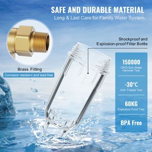 Filtro Sedimenti ad Alto Flusso 40 Micron per Tutta la Casa, Elettrico in Acciaio Inox 3/4" MNPT 4 T/H - Product Image 5