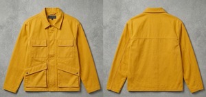 HAMILO SPORTS Veste utilitaire unisexe bleu marine HS-101, style vêtement de travail à manches longues avec plusieurs poches et col classique - Product Image 5