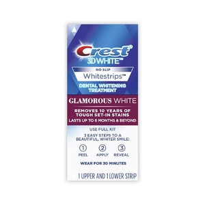 Bandes blanchissantes Crest 3DWhite, bandes blanchissantes pour les dents Crest Glamorous White - Product Image 5