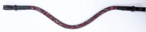 Diadema con Incrustaciones de Cristal Brillante, Base de Cuero Plana y Elegante, Sistema Innovador de Cambio Rápido con Gancho y Bucle - Product Image 3