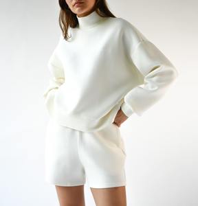 Nouvel Arrivage : Ensemble Short Femme Tendance – Shorts de Sport en Coton et Polyester Personnalisables pour Femme, Vente en Gros - Product Image 4