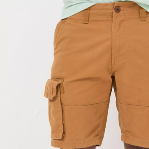 Shorts cargo en toile 100% coton pour homme, style streetwear, multi-poches, camouflage, logo personnalisé, impression personnalisée - Product Image 6