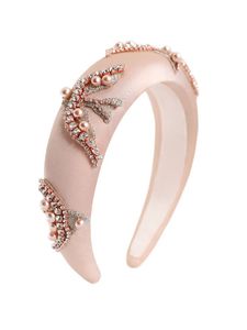 Diadema de Pelo con Cuentas Bordadas de Primera Calidad, Hermoso Accesorio para el Cabello Hecho a Mano para Amantes de la Moda - Product Image 2