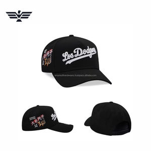 Custom 3D Embroidered 6 Panel Snapback <b>Baseball</b> <b>Cap</b> | Flat Brim Adjustable Polyester/Cotton Sports <b>Cap</b> | OEM/ODM Custom Logo | - Product Image 1
