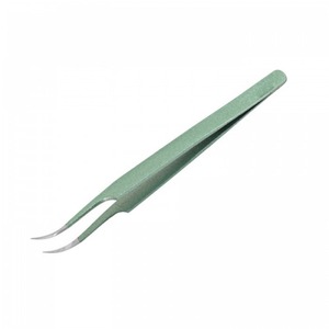Kit de pinces à cils en acier inoxydable, pinces à pointe droite et courbée, pinces à pointe fine, outil de précision durable - Product Image 1