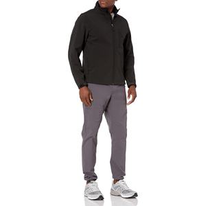Wholesale Custom <b>Men</b>_s Softshell <b>Jacket</b> Casual 100_ Cottonpolyester made Plain <b>Long</b> Sleeve Softshell <b>Jackets</b> for Sale - Product Image 1