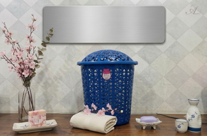 Cesto de Ropa Sucia de Plástico PP TOKYO BASKET con Tapa, Apilable, Organizador de Almacenamiento para Cocina, Baño, Dormitorio, Moderno y Duradero - Product Image 3