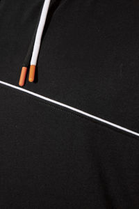 ชุดวอร์มผู้ชายไซส์ใหญ่แบบมีฮู้ดตัดเย็บขอบสีดำ รุ่นขายดีมาแรงประจำปี 2026 รับผลิตตามสั่งขายส่ง ชุดวอร์มสีดำกลางคืน - Product Image 4