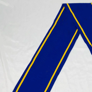 ผ้าพันคอแบบมัลติฟังก์ชั่นสีน้ำเงินรอยัลขอบทองพร้อมโลโก้สั่งทำพิเศษ ผ้าพันคอแบบดั้งเดิม ผ้าคาดสำเร็จการศึกษา ผ้าฝ้ายอะคริลิกคุณภาพพรีเมียม - Product Image 2