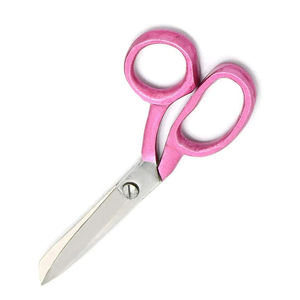 Tijeras de sastre funcionales para diestros, con revestimiento rosa, tijeras de costura domésticas, tijeras para cortar tela con mango de acero inoxidable - Product Image 4