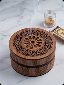 Trending Design Skill Artisan Acacia Wood Religious Incense <b>Burner</b> Indian Chinese Incense Best Quality Home Customized Fragrance - Product Image 5