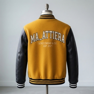 Blouson matelassé pour homme MA_ATTIERA, noir, logo sur la manche, streetwear, hiver, coupe classique, col montant, écologique, respirant - Product Image 2