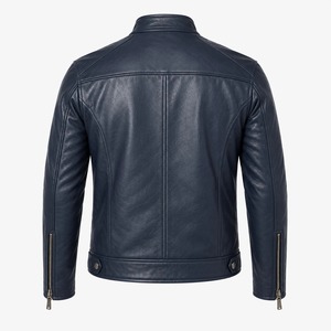 Champ King VESTE EN CUIR PREMIUM DE HAUTE QUALITÉ POUR HOMMES Automne Coupe-Vent Col Montant Très Élégante et Tendance - Product Image 4