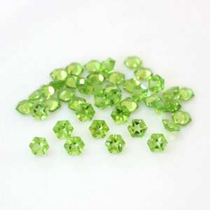 Peridoto verde natural, corte hexagonal, piedra preciosa facetada de 5 mm, peridoto suelto para la fabricación de joyas, peridoto natural al por mayor. - Product Image 3