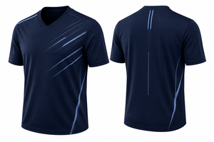 Camiseta de Fútbol Personalizada de Verano, Camiseta de Fútbol al por Mayor, Fabricante OEM ODM, Proveedor de Ropa Deportiva al por Mayor, Lista para Enviar, 100% Poliéster - Product Image 4
