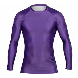 Sports Gym And Outdoor Training Breathable <b>Mens</b> Rash Guard <b>Compression</b> Sports Top With Stretch Fabric <b>For</b> Water - Product Image 1