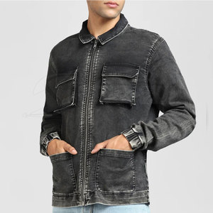 Classic Jeans Jackets For Men Soft Fabric Comfortable Jeans Jackets For Street And Outdoor Fashion - Product Image 1