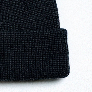 Unisex Solid Black Beanie Hat 100% Acrylic Computer Knitted Casual <b>Winter</b> <b>Cap</b> for Adults 56-58CM Head Circumference - Product Image 3
