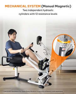Bicicleta Eléctrica de Rehabilitación para Terapia Física de Brazos y Piernas para Personas Mayores con Sarcopenia, Máquina de Ejercicios para Interiores - Product Image 4