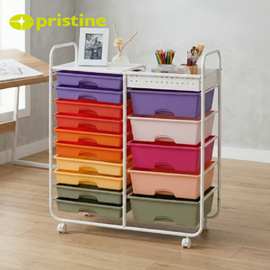 Carrito de Almacenamiento Multifuncional de Hierro de Taiwán, con 15 Cajones y Estante, Moderno, para Cocina, Sala de Estar, Oficina en Casa y Herramientas, Venta al Por Mayor - Product Image 6