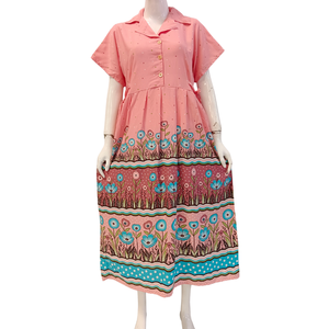 Robes décontractées pour femmes avec col et cordon sur les côtés, disponibles en 5 couleurs différentes - Product Image 5