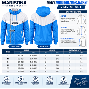 Chaqueta Cortavientos para Hombre, Grosor Estándar, Personalizable, con Capucha y Cremallera Completa, para Correr y Entrenar, Ecológica, Transpirable y de Secado Rápido - Product Image 5
