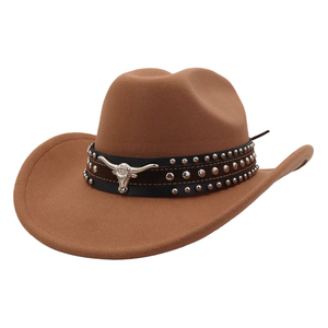 Chapeau de cowboy occidental tendance style export américain, respirant, écologique, en nylon, soie et coton, pour l'été, décontracté, doux et de haute qualité - Product Image 6