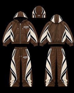 Custom Printing Service Winter Ladies Hooded Tracksuit <b>Full</b> <b>Zip</b> <b>Hoodie</b> Matching Pants Set Lightweight Breathable Casual Outfit - Product Image 5