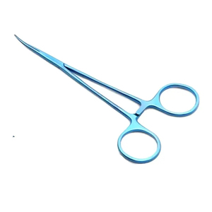 Pinzas Quirúrgicas Curvas de Titanio Ultrafino para Hemostasia ENT, Instrumento Quirúrgico Manual Reutilizable para Cirugía Oftálmica Hospitalaria - Product Image 1