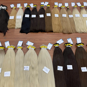 Cheveux humains colorés en gros sans trame, double épaisseur, pointes épaisses, fournisseur pour tressage, stock prêt à l'emploi - Product Image 2