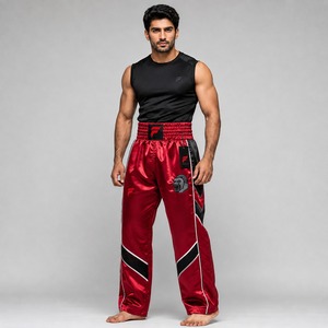 Pantalon de kick-boxing confortable, conçu avec des matériaux respirants offrant une mobilité flexible et des performances fiables au quotidien. - Product Image 1
