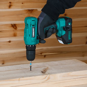 Bor Tanpa Kabel LCD720-1S Kecepatan Tunggal, Alat Pembuat Tenaga Motor DC Genggam, Bor Baterai, Obeng Bor Tanpa Kabel - Product Image 2