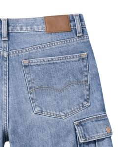 Manufacturer Custom Light Blue Denim Cargo <b>Shorts</b> For <b>Men</b> Multi Pocket Jean <b>Shorts</b> Regular Fit Summer Casual Wear Button Fly - Product Image 4