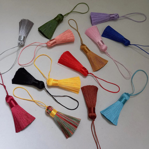 Silk Jewelry Making <b>Tassels</b> 3.5 Inch for Necklaces Earring <b>Tassels</b> Handmade Silky <b>Tassel</b> Supplier You Choose Custom Colors - Product Image 6