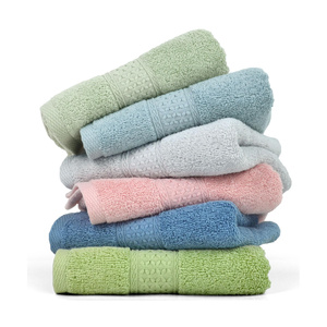 Serviette en coton 100% écologique, couleur unie, personnalisable, très absorbante, prix abordable, service OEM, usine de serviettes, best-seller - Product Image 3
