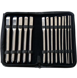 Juego de Dilatadores Uterinos Hegar de Alta Calidad, 14 Piezas, de Una Sola Punta, Manuales, de Acero Inoxidable (1mm-40mm), Instrumentos de Ginecología - Product Image 6