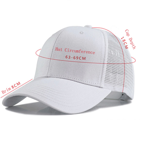 Wholesale Unisex Blank Embroidery Custom Logo 6 Panel Gorras Cap Black Trucker <b>Hats</b> Adjustable Structured Mesh Fashion Hip Hop - Product Image 5