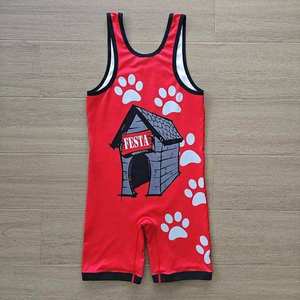 Top quality Sublimation men wrestling clothing wrestling singlet team weightlifting suit wrestling singlet for men Team - Product Image 4